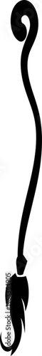 Halloween Witch Broom Sillhouette Set
