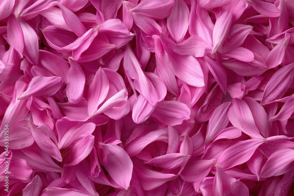 Close-up view of many delicate pink flower petals. Close-up view of many delicate pink flower petals.