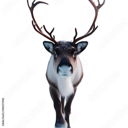 elk isolated on white background