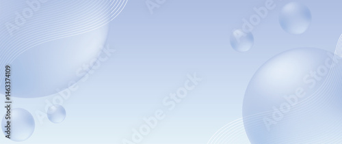 Gradient Pearl beauty and cosmetic background vector. 3D illustration with soft color, neutral tone, pearl, line art. Design for cosmetic product, skincare, mock up, product presentation, ads.