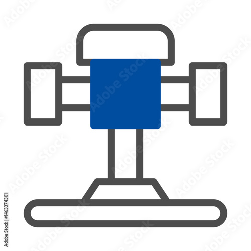 Stylized Blueprint of a Technological Device with Precision and Clean Lines