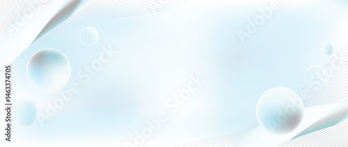 Gradient Pearl beauty and cosmetic background vector. 3D illustration with soft color, neutral tone, pearl, line art. Design for cosmetic product, skincare, mock up, product presentation, ads.