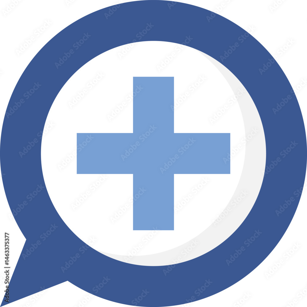 Obraz premium plus illustration on a white background