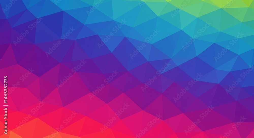 Obraz premium Abstract Polygon Background with Vibrant Gradients