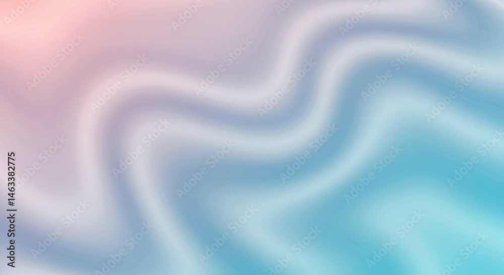 Fototapeta premium Wavy Gradient Abstract Background with Pastel Colors for Design