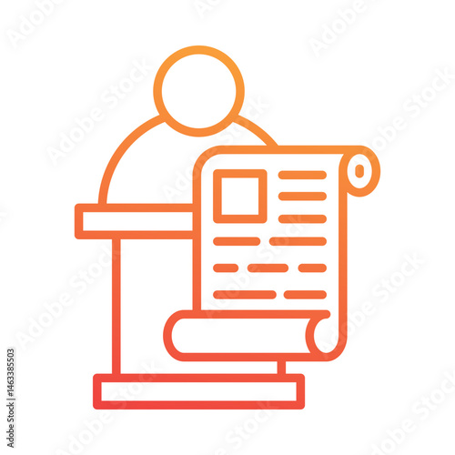News Anchor Icon
