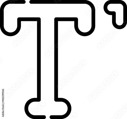 superscript illustration on a white background     