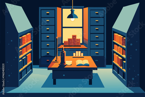 archivist s chamber with temperature controlled 