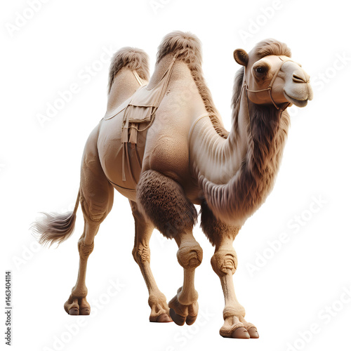camel isolated on white background