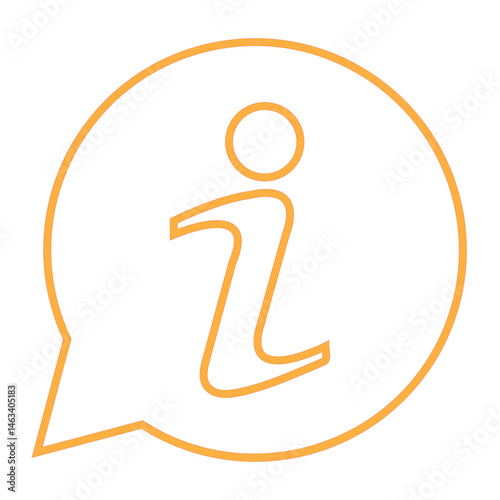 Information sign icon, information icon in trendy flat design. Info Point Icon Black. Information Illustration. i Point Symbol. Help Logo. Hint Sign.