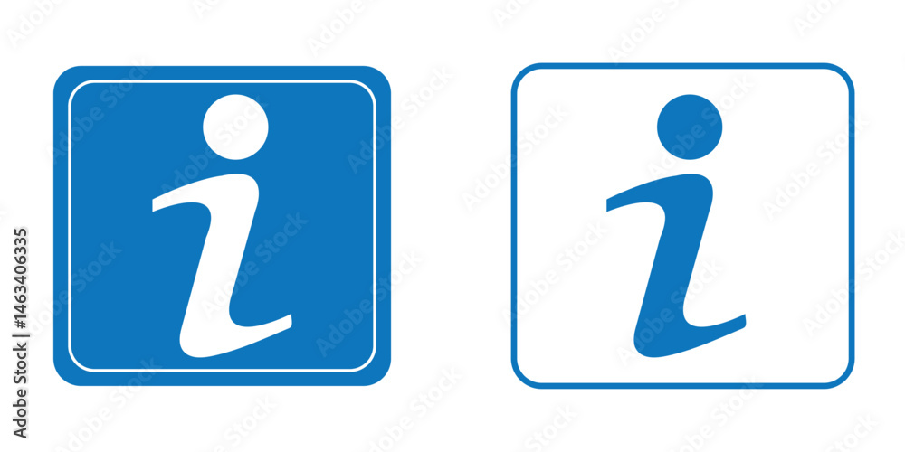 Set of Information icon symbol. Vector Illustration. Set of Information icon symbol. Vector Illustration.