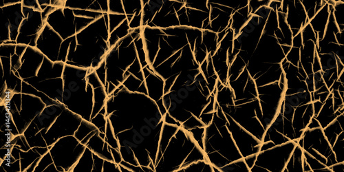 Abstract background in brown, black. Grunge texture brown and Background of cracked black paint. Ceramic tile pattern. Exfoliate surface. Fine cracks surface. Vector overlay texture.
