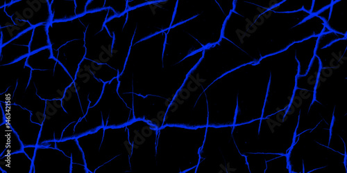 Abstract background in blue, black. Grunge texture blue and Background of cracked black paint. Ceramic tile pattern. Exfoliate surface. Fine cracks surface. Vector overlay texture.