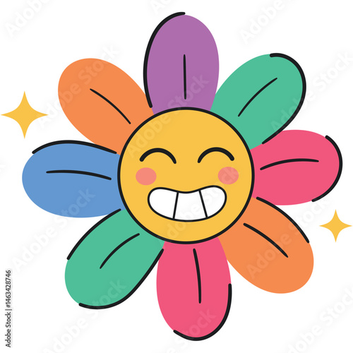 Beautiful Blooms Symbolizing LGBTQ+ Pride and Unity