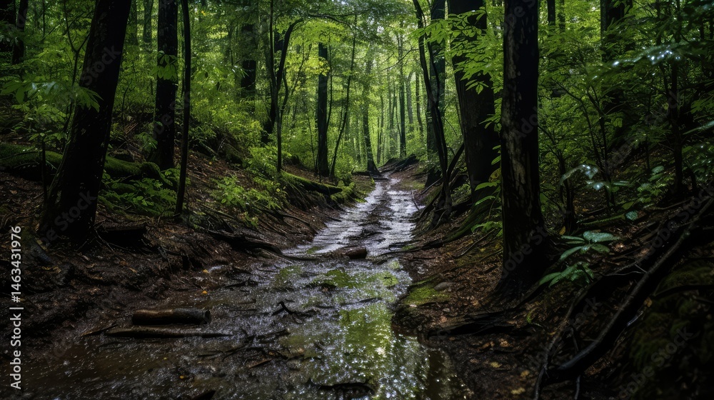 Obraz premium dense rough road