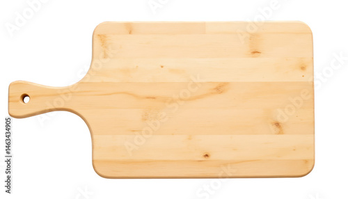 Closeup of wooden cutting board, natural wood grain texture background for design