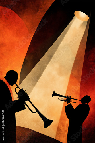 Retro-style soul music caricature posters