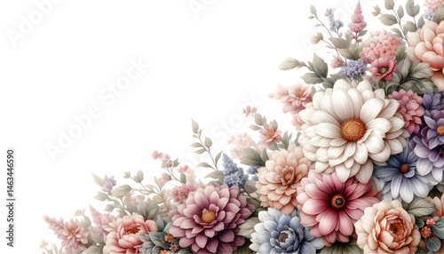 Wallpaper Mural  flowers on transparent background, PNG Torontodigital.ca