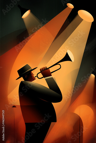 Retro-style soul music caricature posters