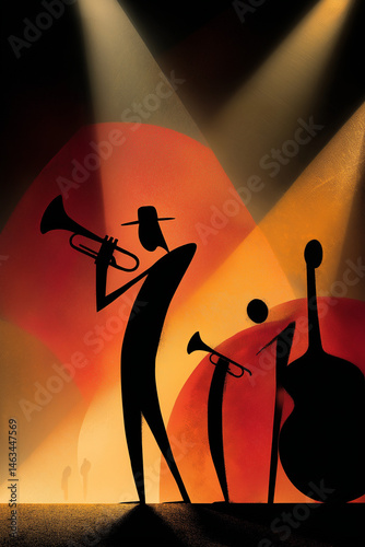 Retro-style soul music caricature posters