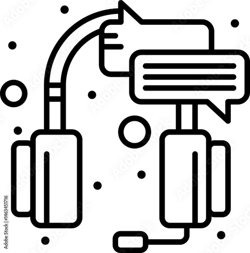 costumer service illustration on a white background    