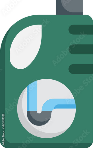 drain cleaner illustration on a white background    