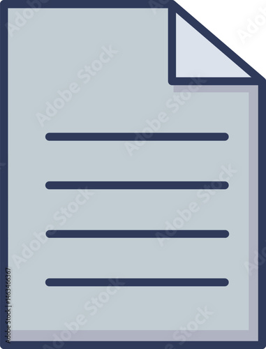 file illustration on a white background    