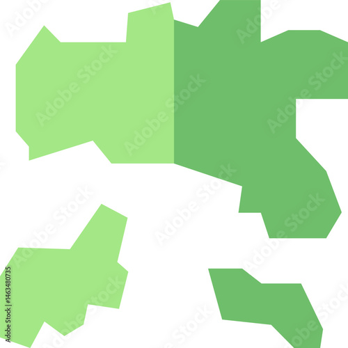 hong kong illustration on a white background     