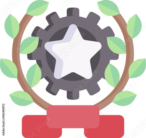 italian republic illustration on a white background     