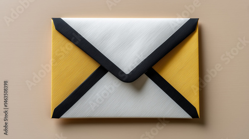Yellow and Black Envelope: ...