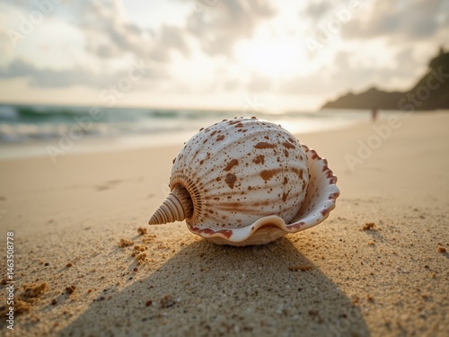 Majestic Seashell on Rabaul Beach, Papua New Guinea