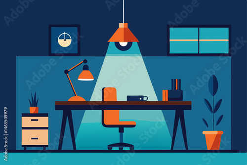 office that rearranges every hour automatically  photo
