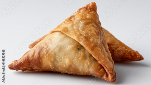 Delectable Samosas: A close...
