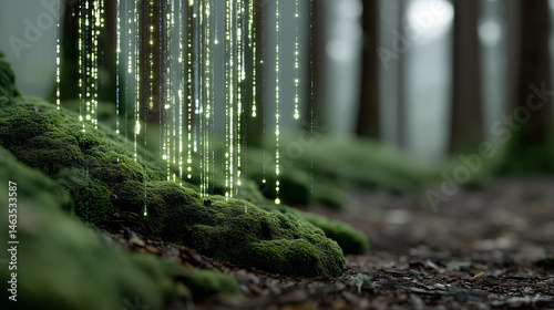 Luminous Glowworms in Fores...