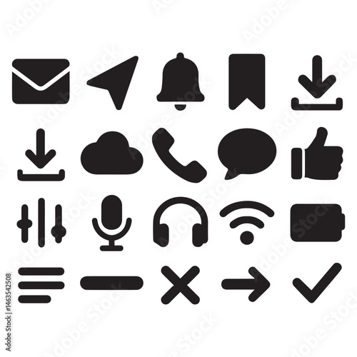 Assorted Communication and Control Icons
