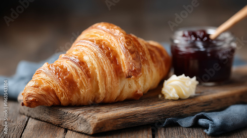 Golden Croissant Breakfast:...