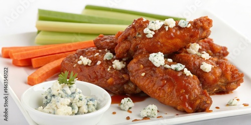 Buffalo Wings with Celery, ...