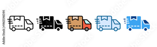 Shipment Icon Set Multiple Style Collection
