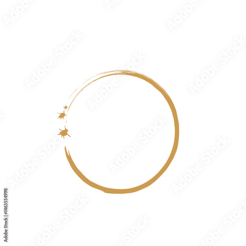 circle coffee stain