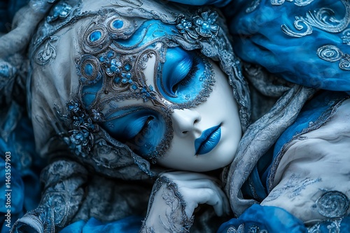 Sleeping Mask Beauty, Blue Fabric