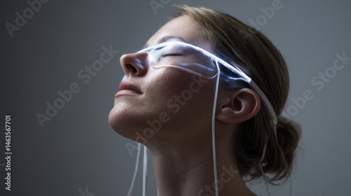 Wallpaper Mural Futuristic glasses on person Torontodigital.ca