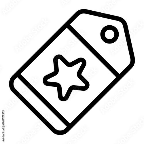 Discount Tag Line Icon