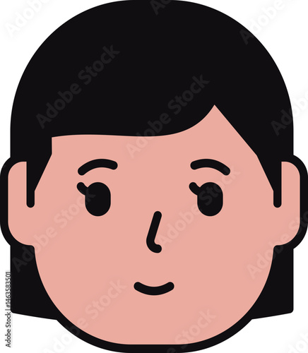 Minimalist Handrawn People Head Collection