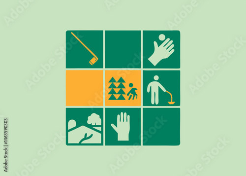 Inclusive Activities Golf ball games nature walks gardening hand games accessible design Green