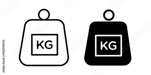 Weight icon sign symbol design.
