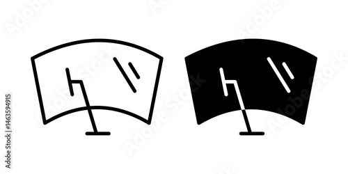 car windscreen icon sign symbol design.