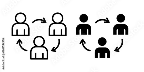 Third party icon sign symbol design.