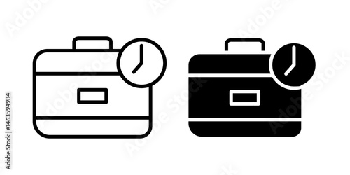 Work experience icon sign symbol design.
