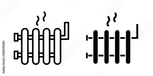 Radiator icon sign symbol design.