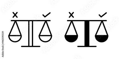 Ethics icon sign symbol design.